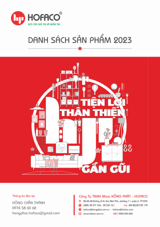 CATAGLOGE SẢN PHẨM HOFACO - BẢN NGẮN