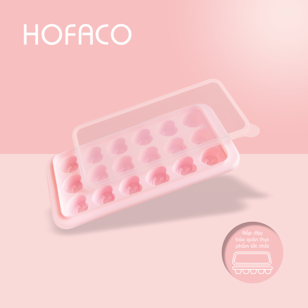 Khay Đá Tim Nắp Đậy - HPL86