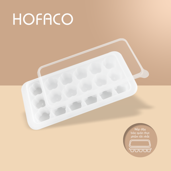 Khay Đá Hoa Mai Nắp Đậy - HPL96