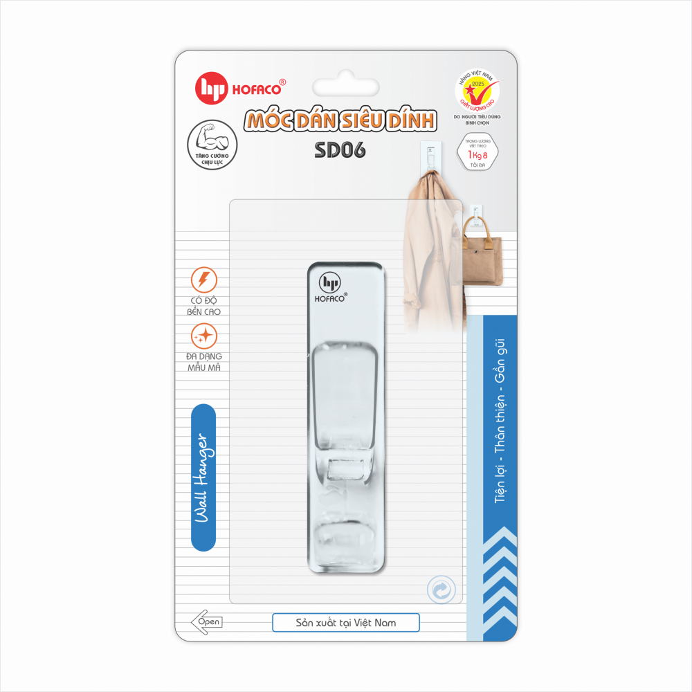MÓC DÁN SIÊU DÍNH - SD06