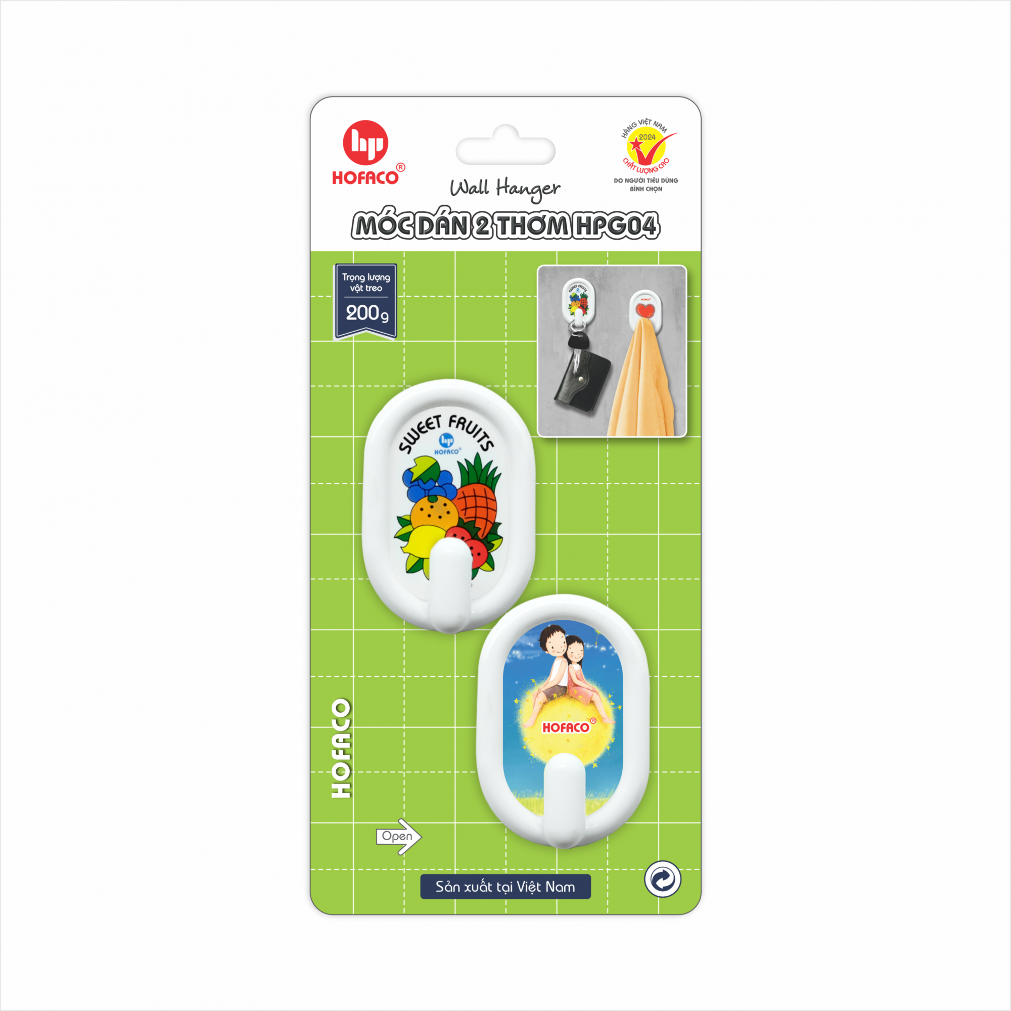 MÓC DÁN 2 THƠM - HPG04