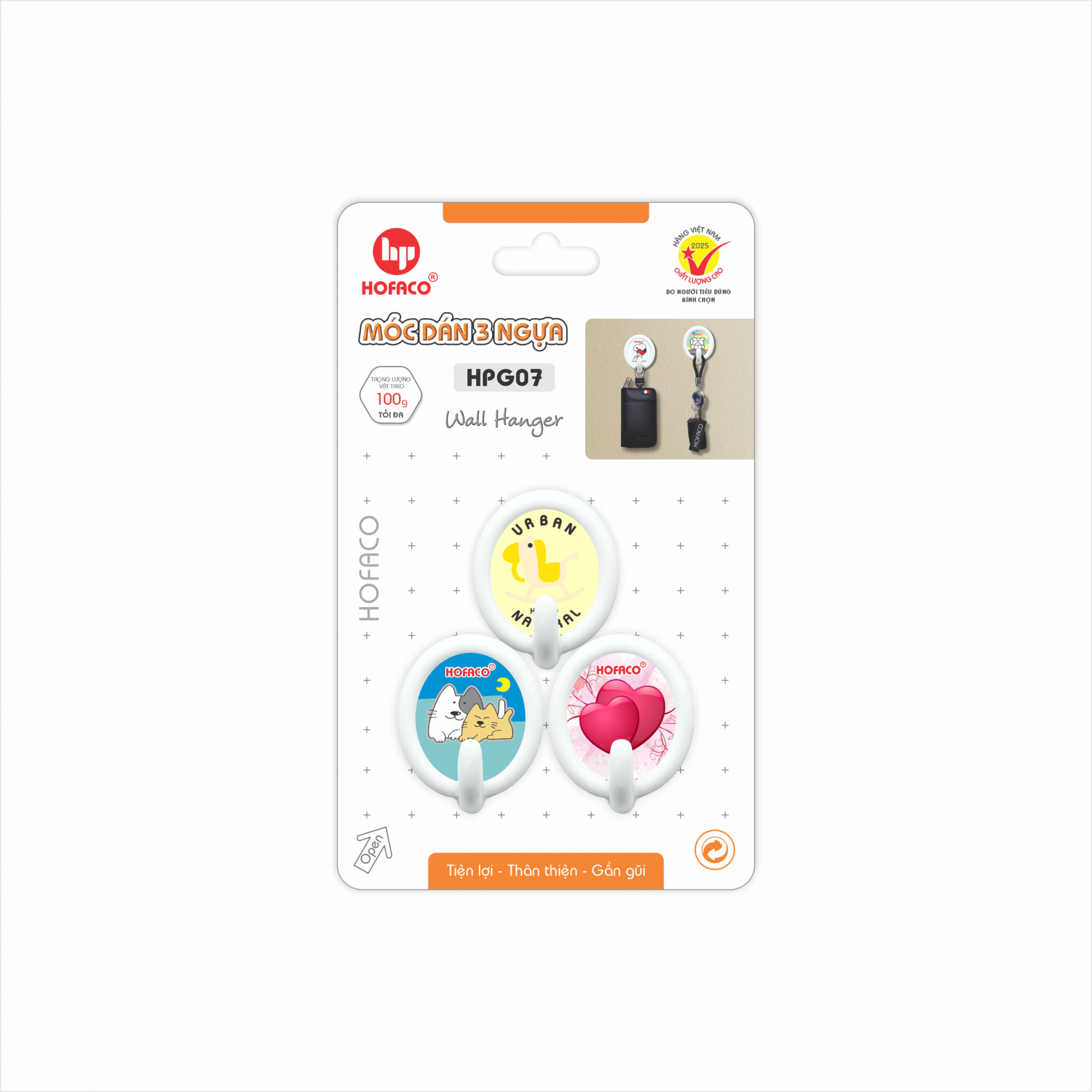 MÓC DÁN 3 NGỰA - HPG07