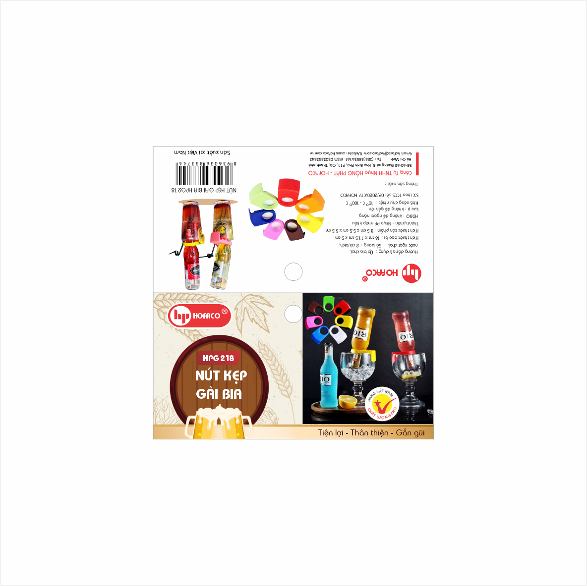 NÚT KẸP GÀI BIA - HPG218