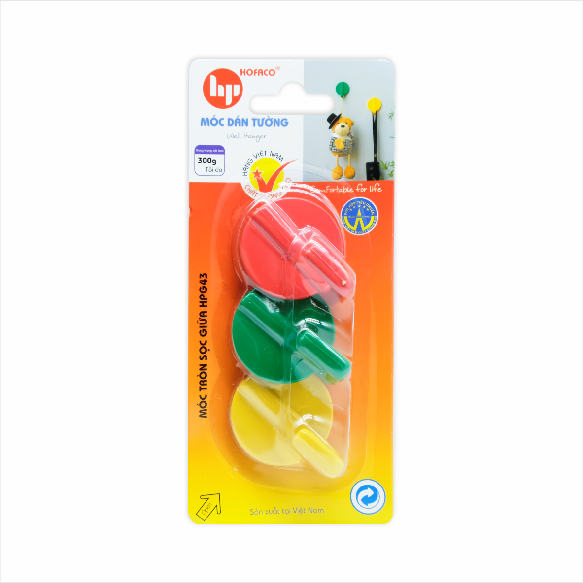 MÓC 3 TRÒN SỌC GIỮA - HPG43