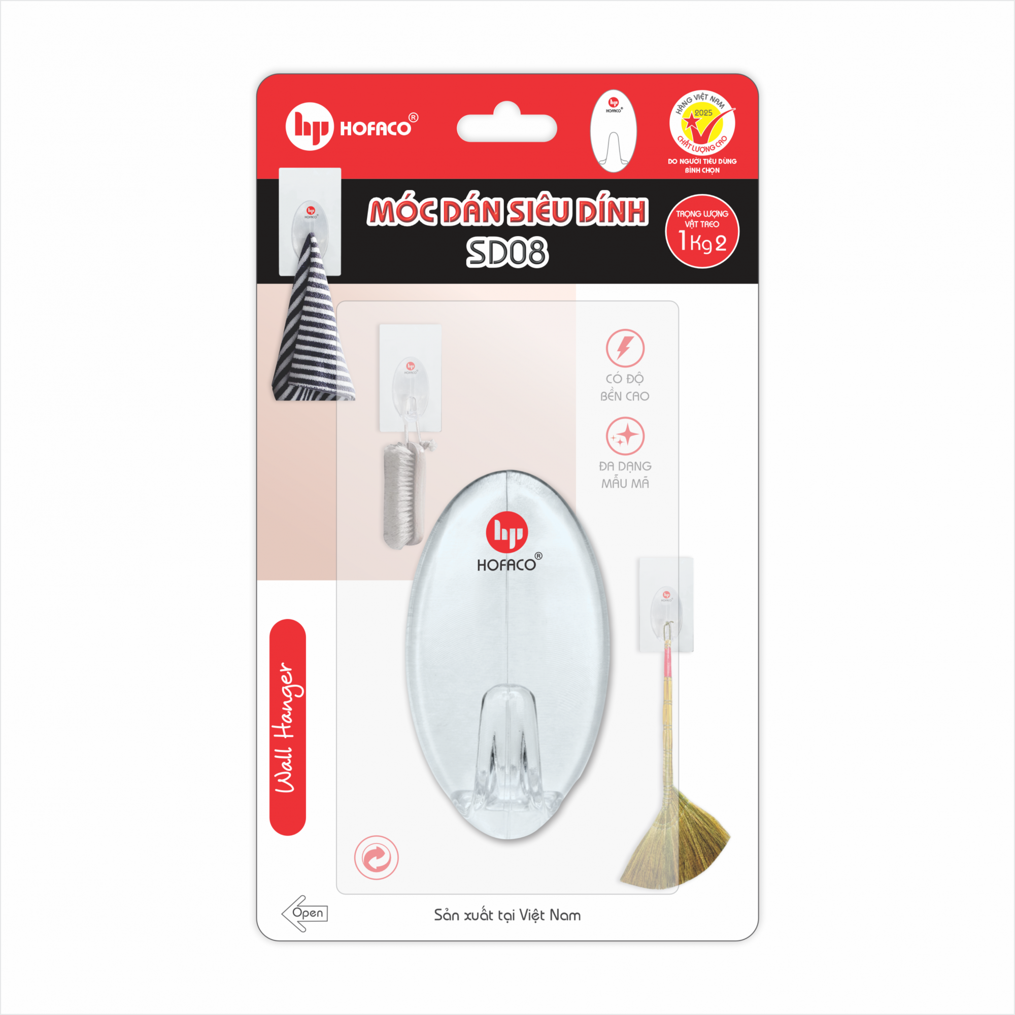 MÓC DÁN SIÊU DÍNH - SD08