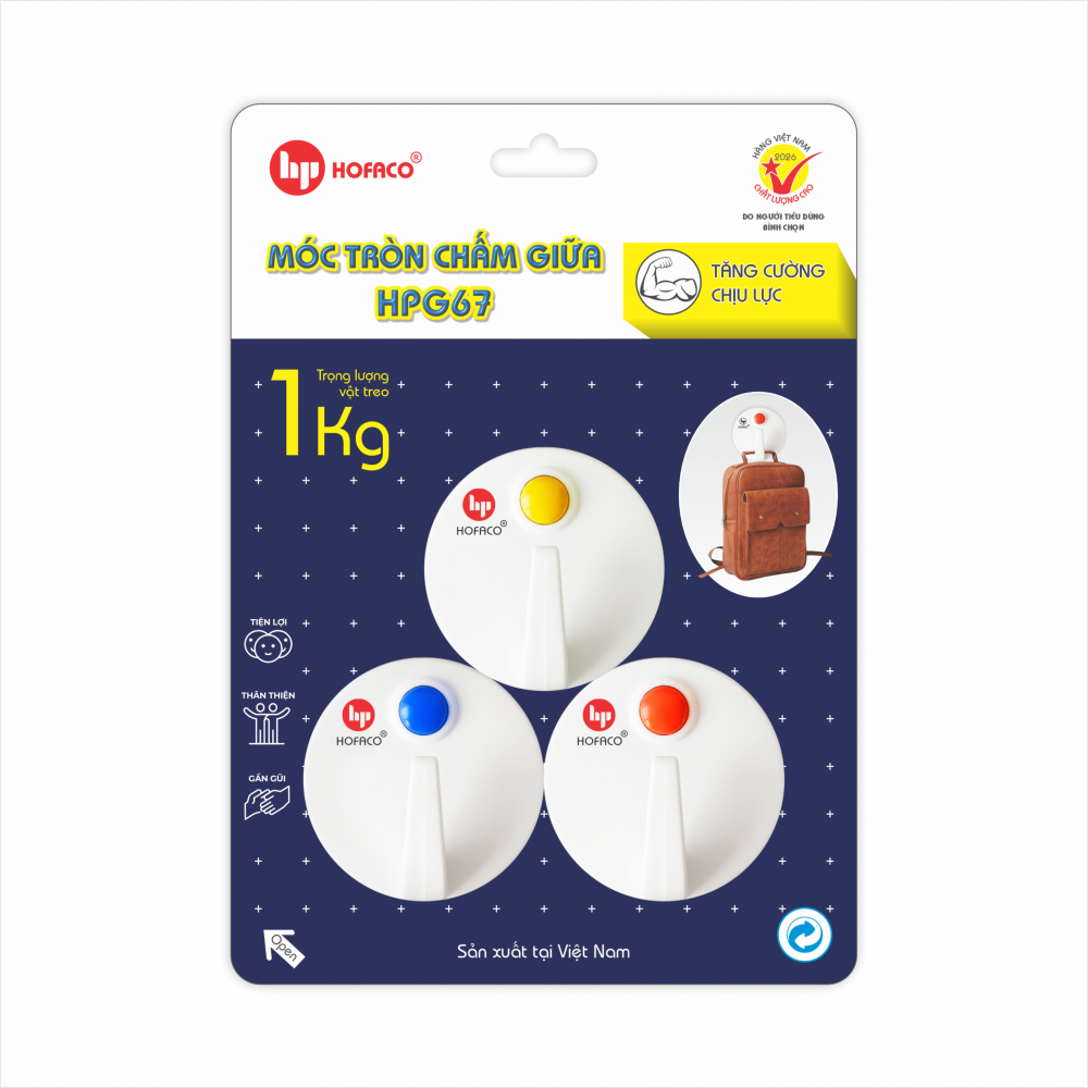 MÓC TRÒN CHẤM GIỮA - HPG67