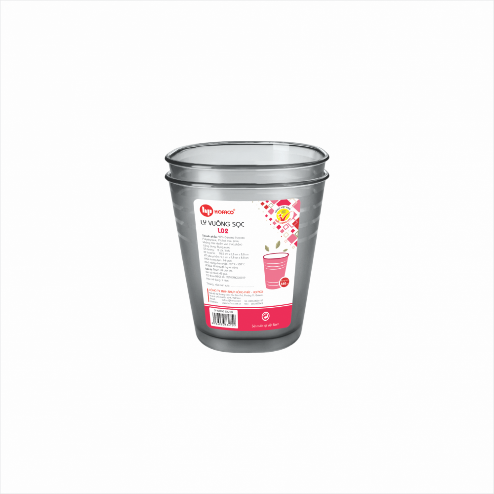 LY VUÔNG SỌC - L02