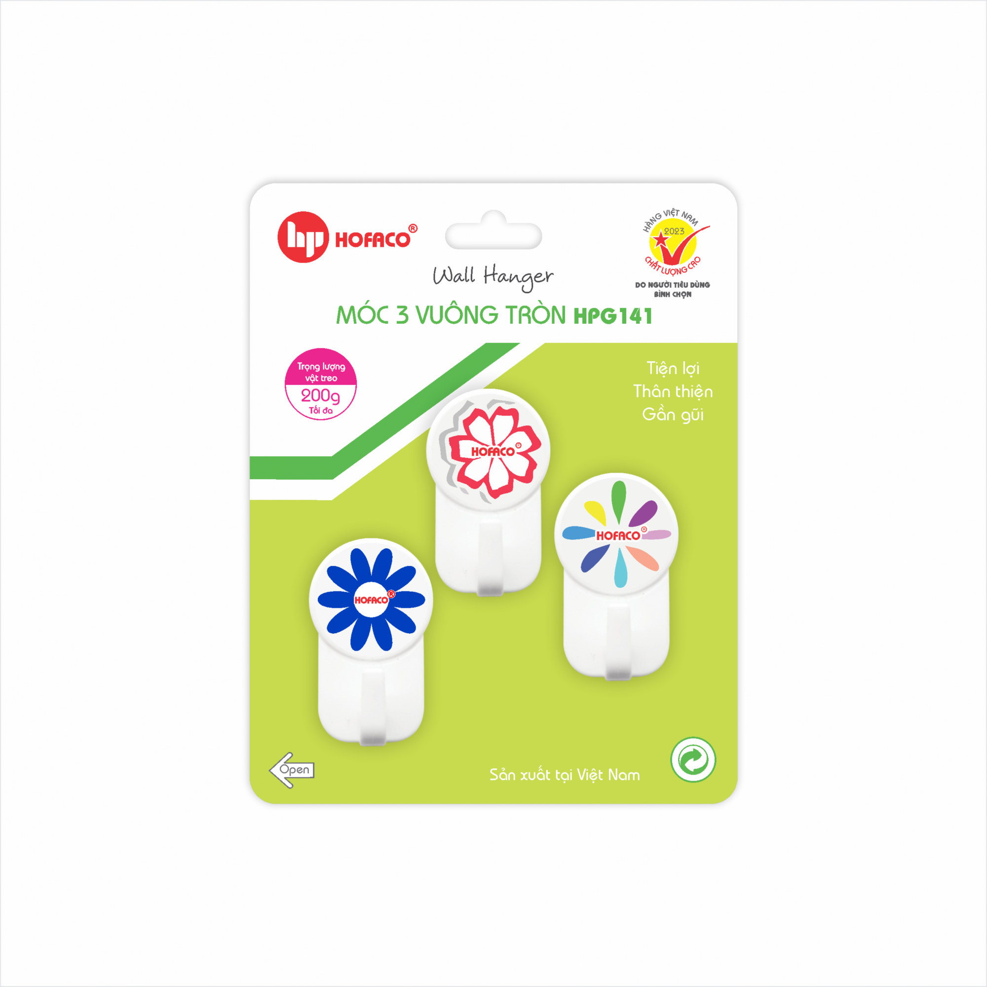 MÓC 3 VUÔNG TRÒN - HPG141