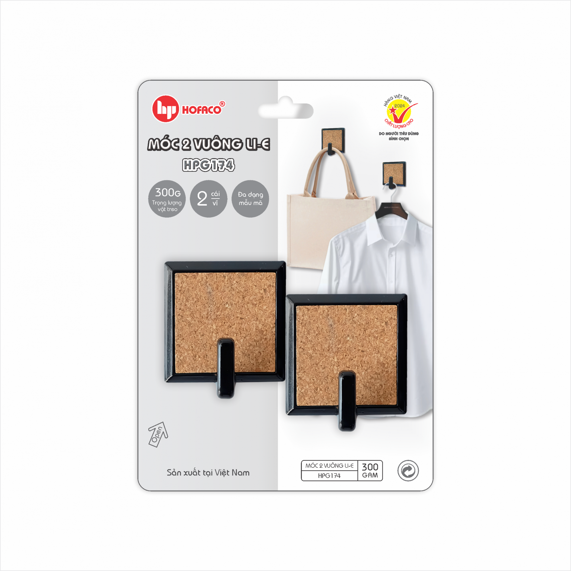 MÓC 2 VUÔNG LI-E - HPG174