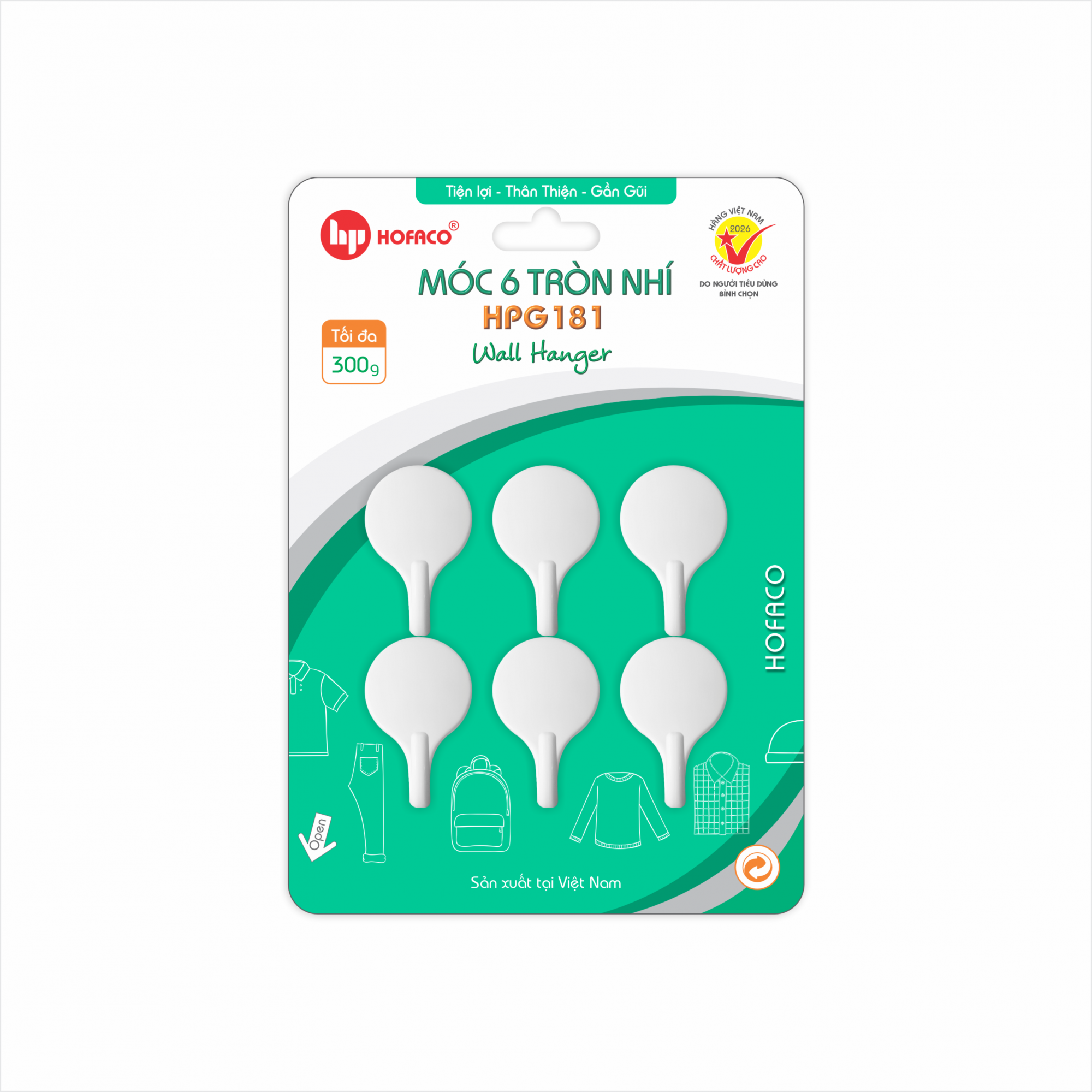 MÓC 6 TRÒN NHÍ - HPG181