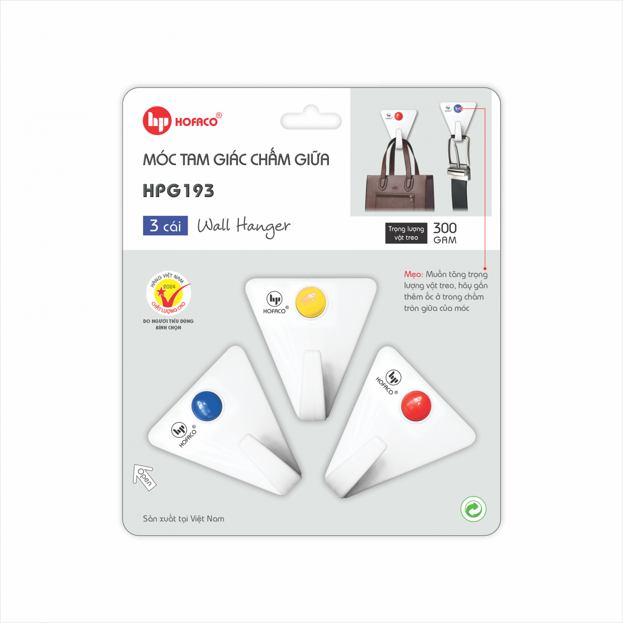 MÓC TAM GIÁC CHẤM GIỮA - HPG193