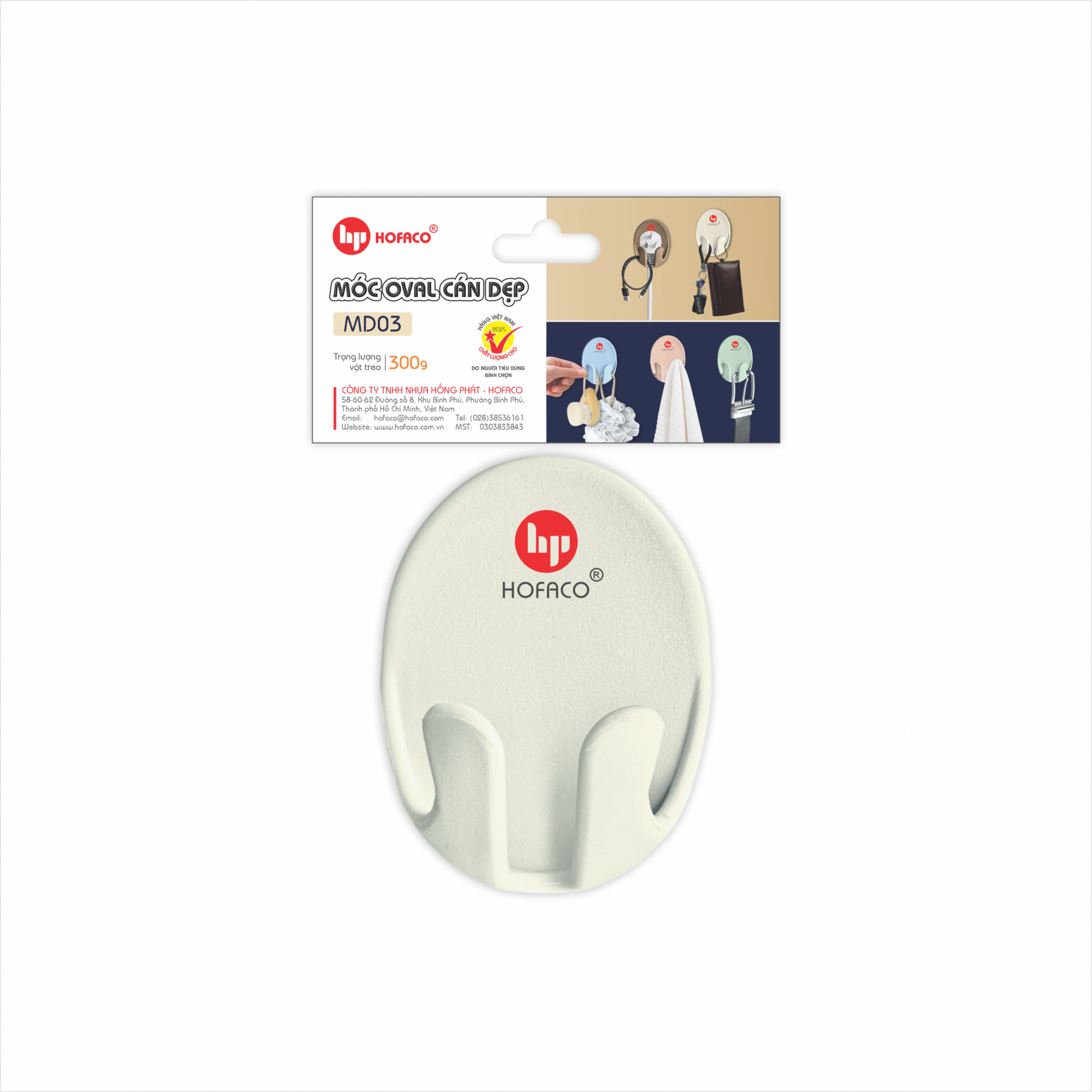 Móc Oval Cán Dẹp - MD03