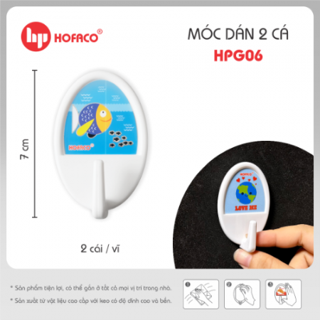 MÓC DÁN 2 CÁ - HPG06