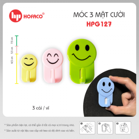 MÓC 3 MẶT CƯỜI - HPG127