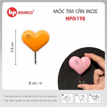 MÓC TIM CÁN INOX - HPG 178