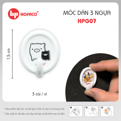 MÓC DÁN 3 NGỰA - HPG07