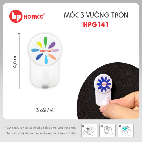 MÓC 3 VUÔNG TRÒN - HPG141