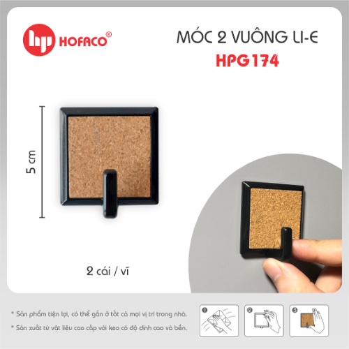 MÓC 2 VUÔNG LI-E - HPG174