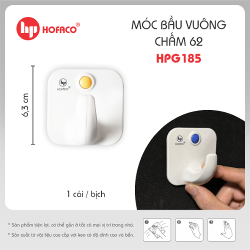 MÓC BẦU VUÔNG CHẤM 62 - HPG185