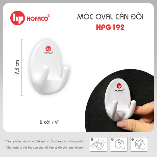 MÓC OVAL CÁN ĐÔI - HPG192