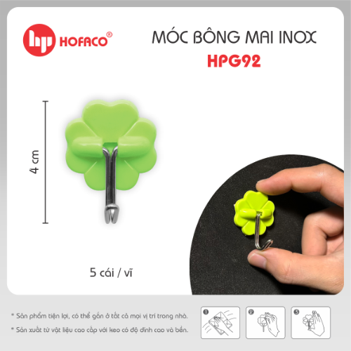 MÓC BÔNG MAI INOX - HPG92
