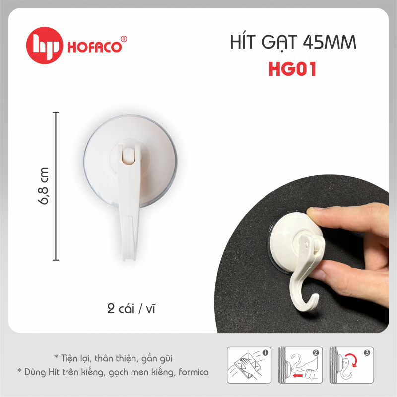 HÍT GẠT 45 MM - HG01