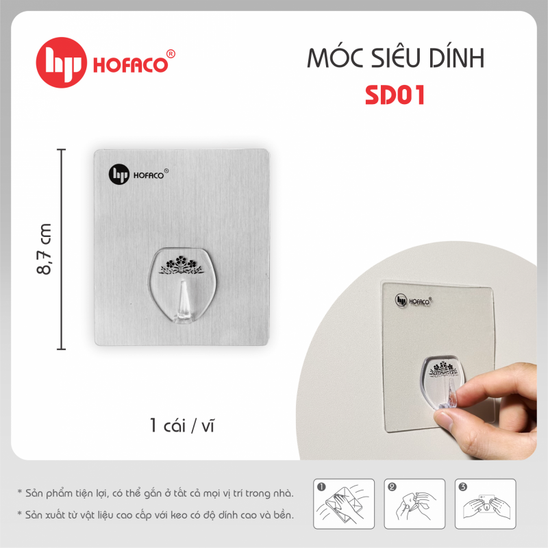 MÓC DÁN SIÊU DÍNH - SD01