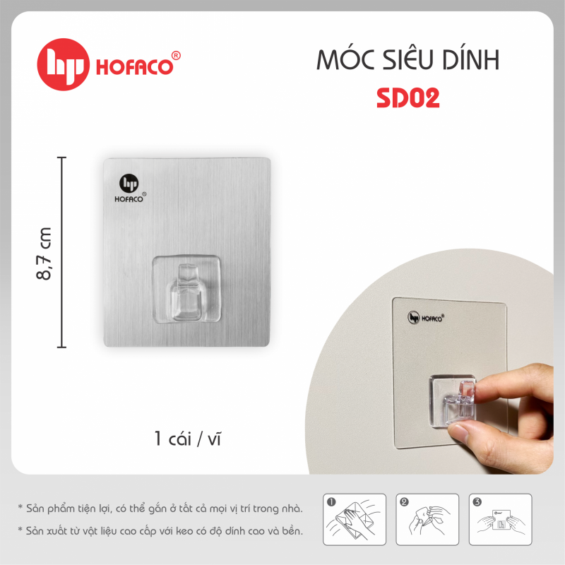 MÓC DÁN SIÊU DÍNH - SD02