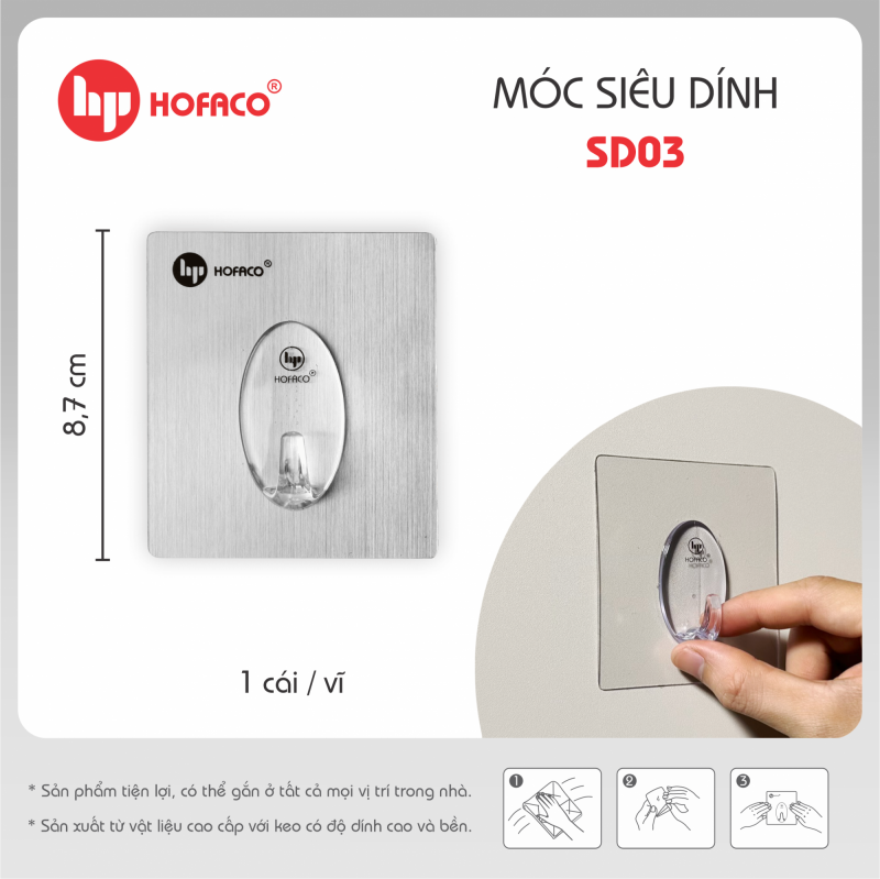 MÓC DÁN SIÊU DÍNH - SD03