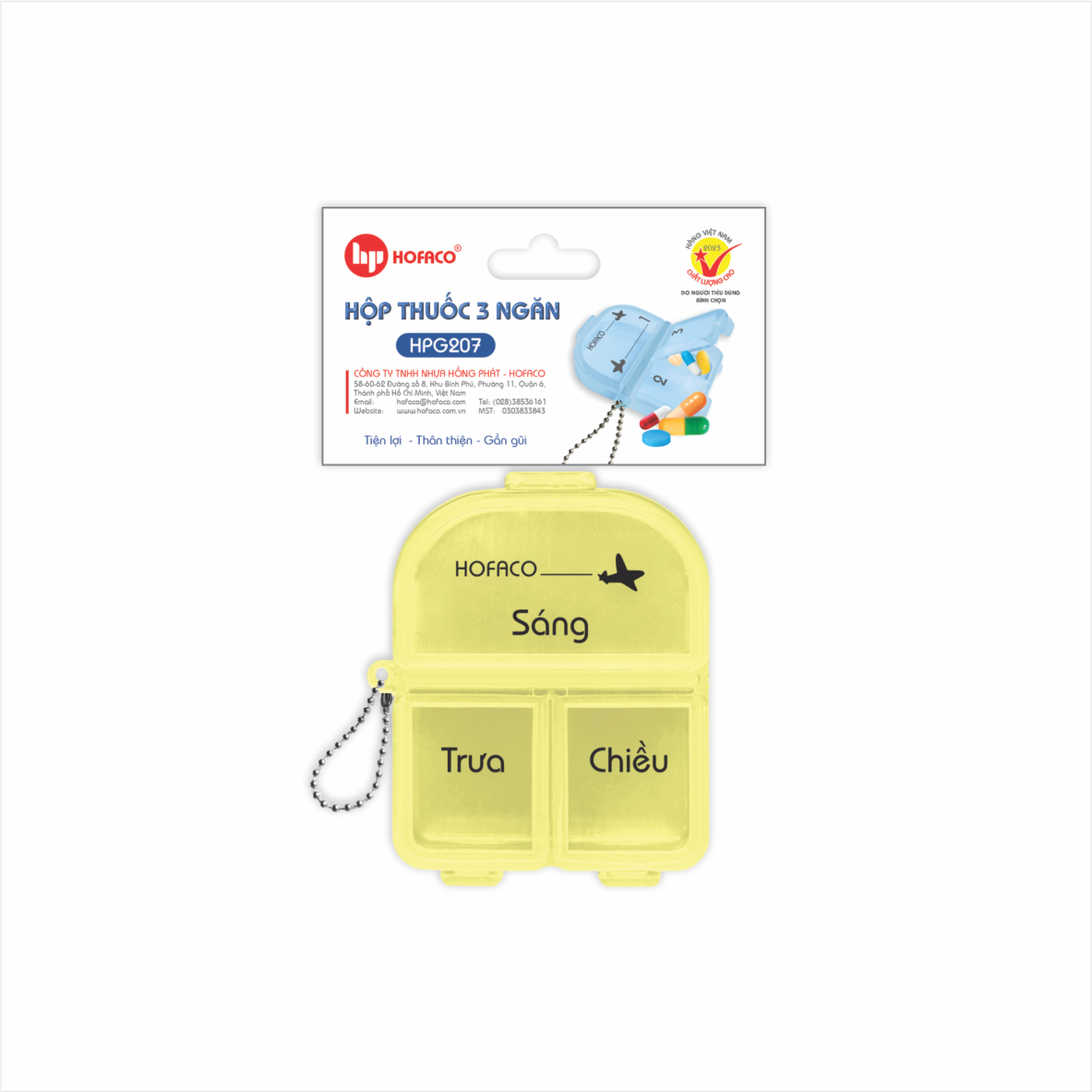 HỘP THUỐC 3 NGĂN - HPG207