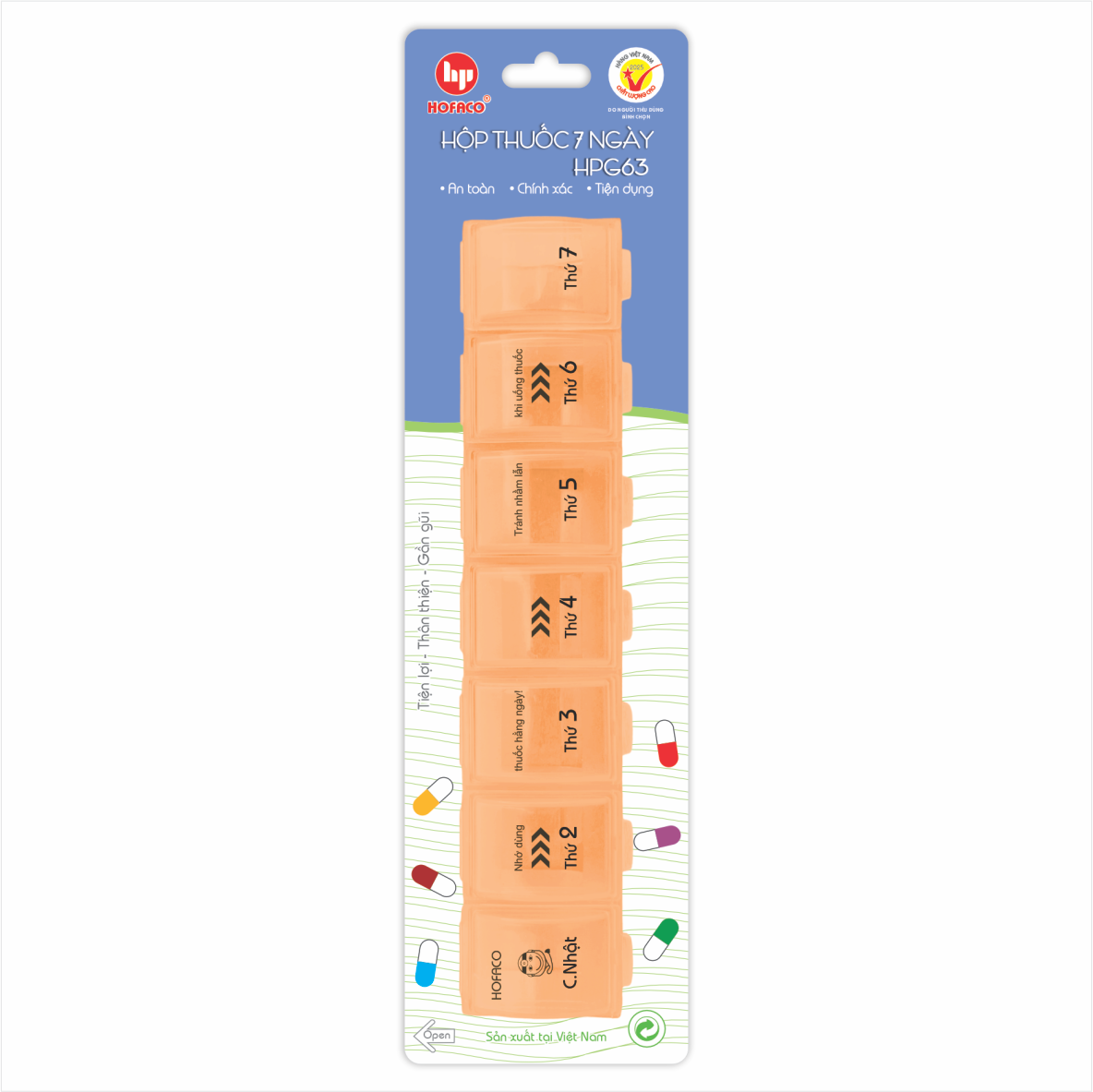 HỘP THUỐC 7 NGÀY - HPG63