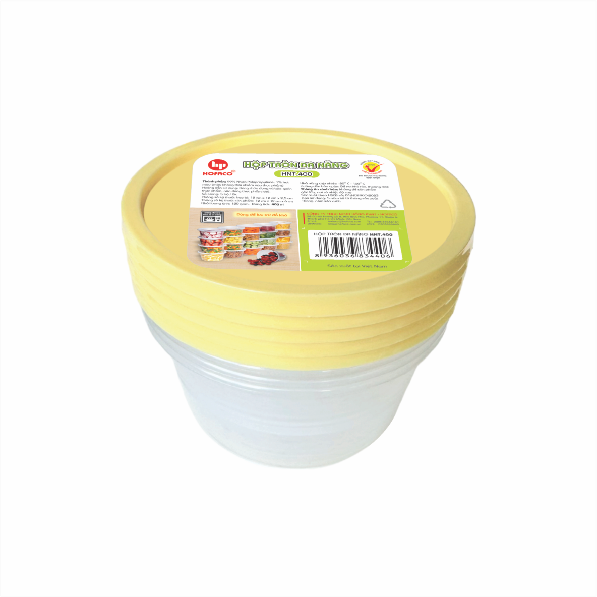 HỘP TRÒN ĐA NĂNG - HNT.400