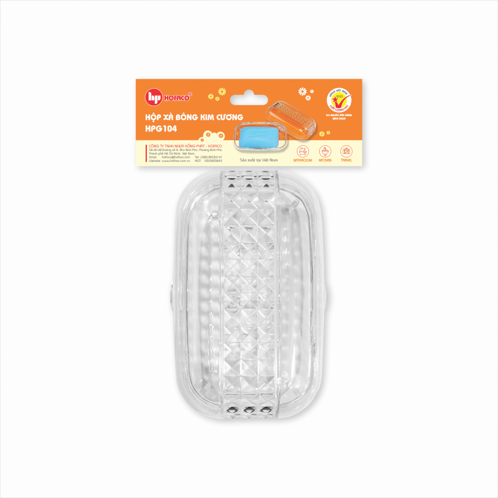 HỘP XÀ BÔNG KIM CƯƠNG - HPG104