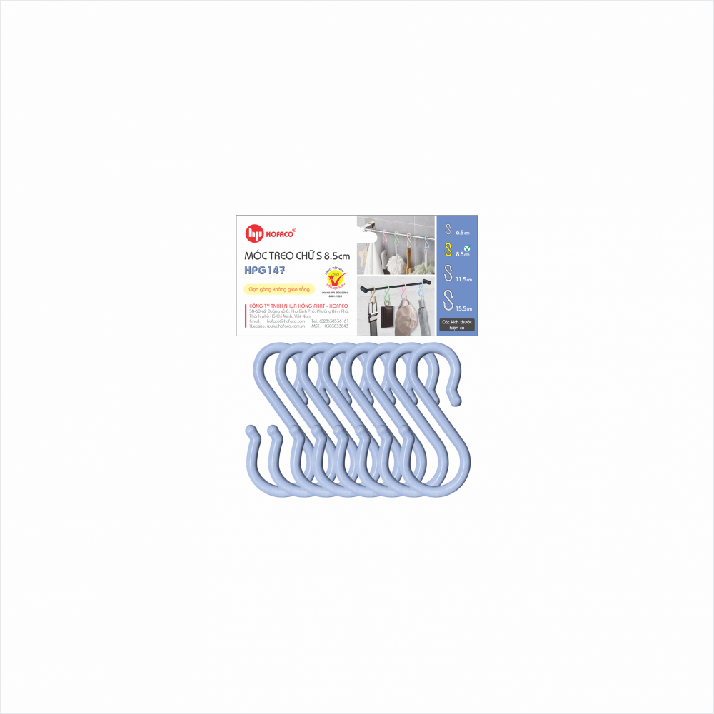 MÓC TREO CHỮ S 8.5 CM - HPG147