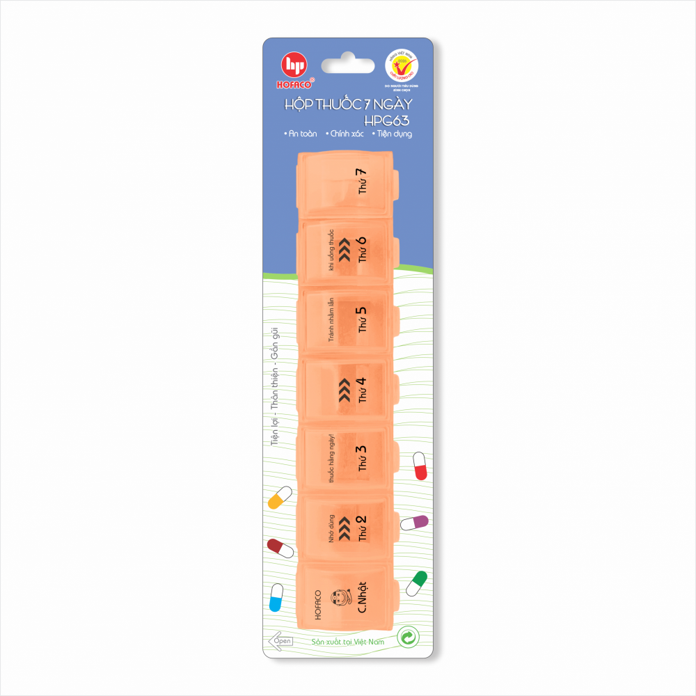 HỘP THUỐC 7 NGÀY - HPG63