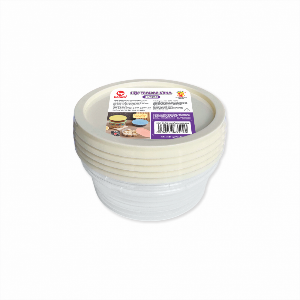 Hộp Tròn Đa Năng 250 ML - HNT.250