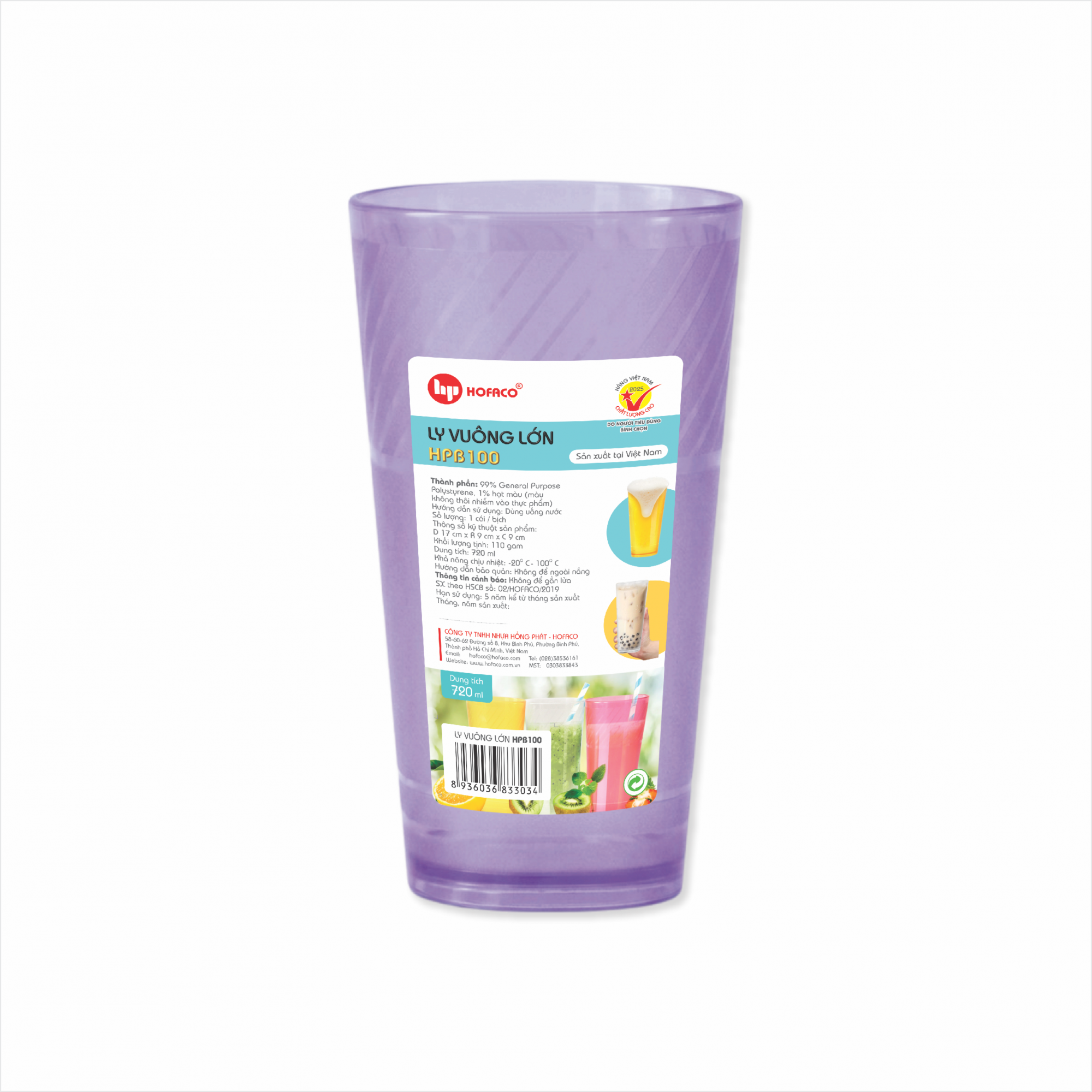 LY VUÔNG LỚN - HPB100