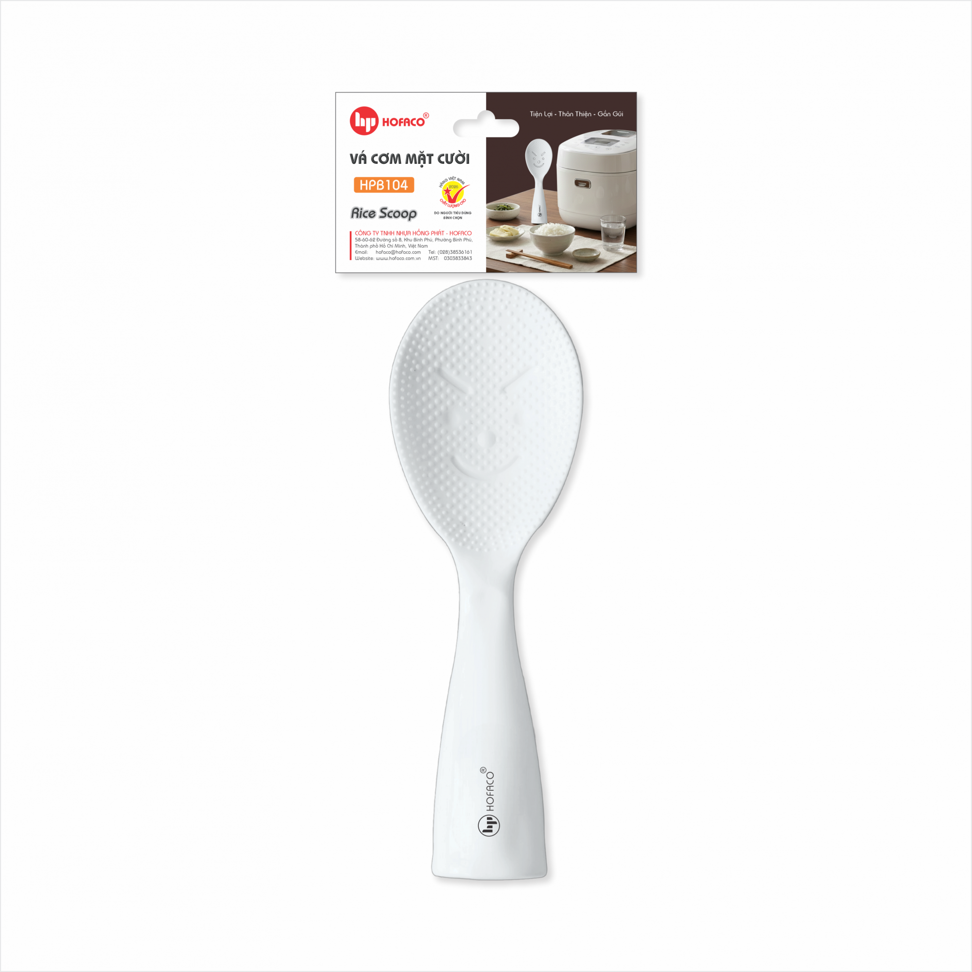 VÁ CƠM MẶT CƯỜI - HPB104