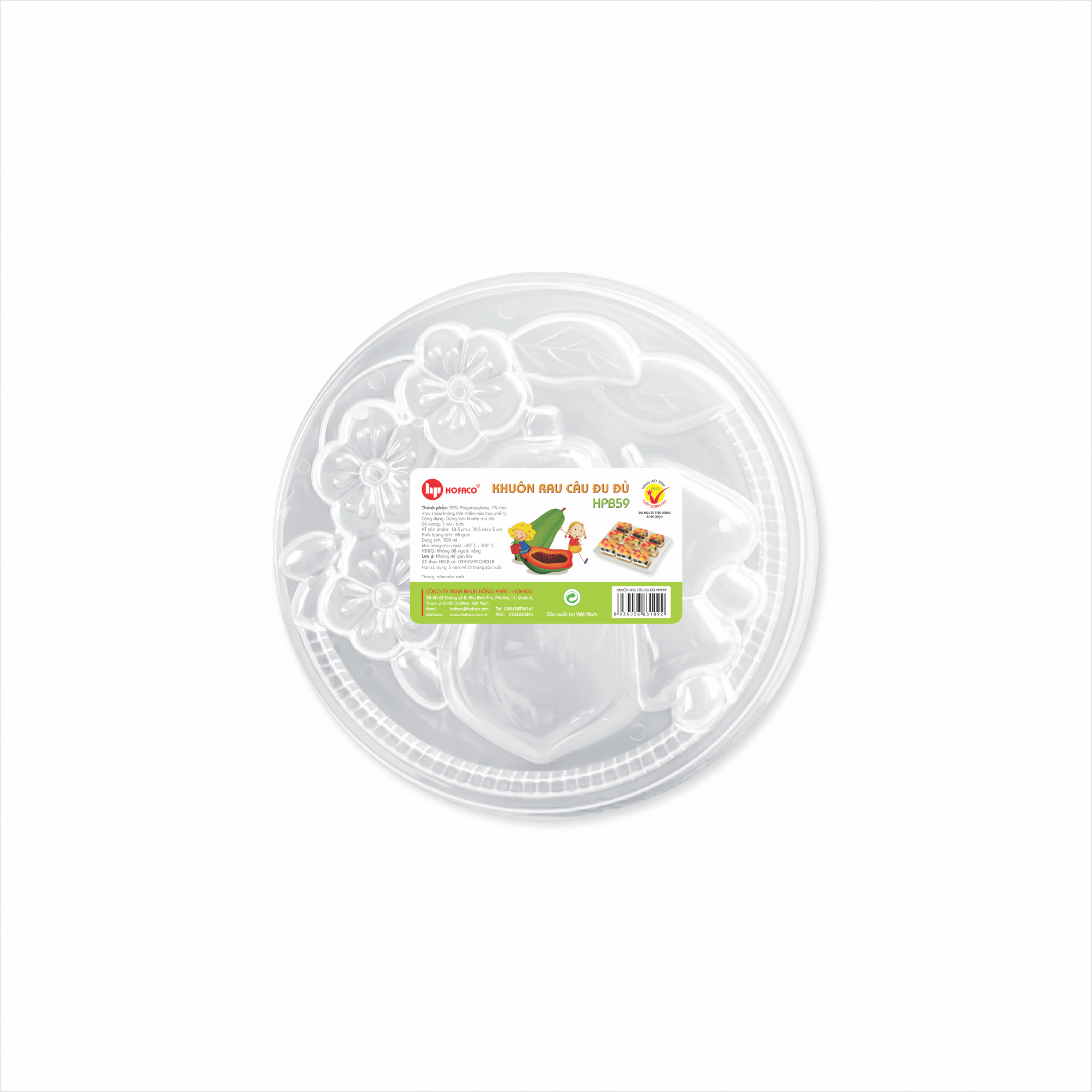 KHUÔN RAU CÂU ĐU ĐỦ - HPB59