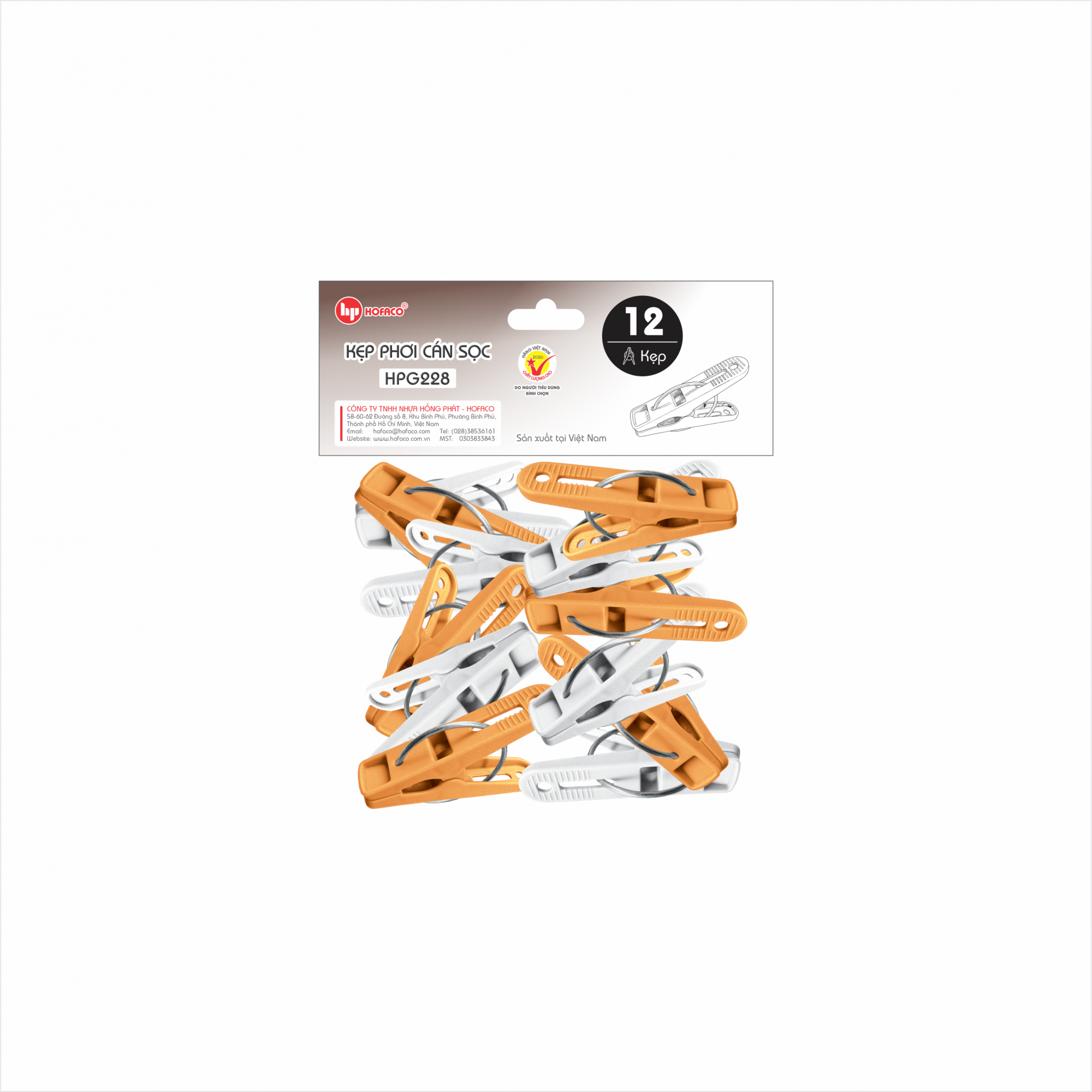 KẸP PHƠI CÁN SỌC - HPG228