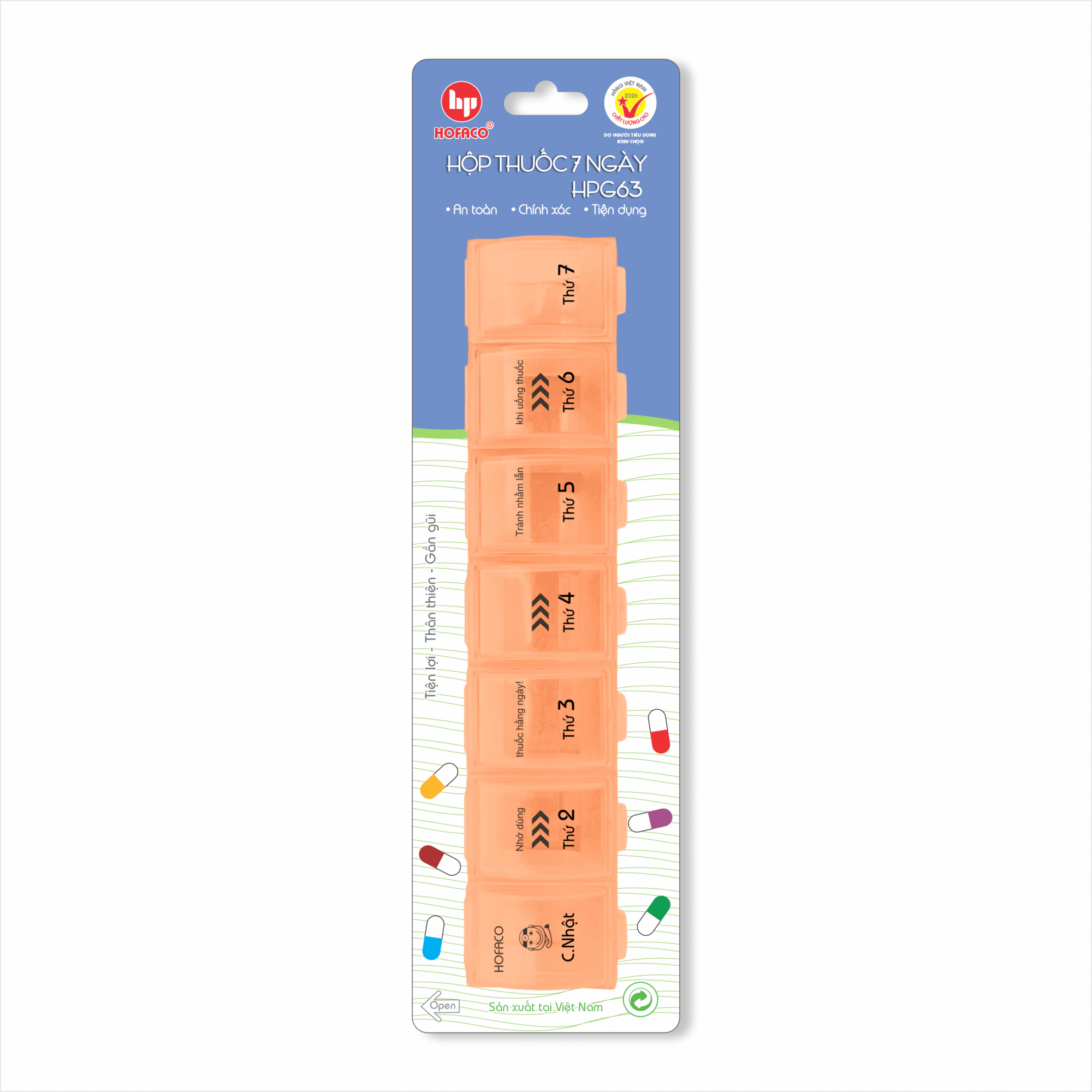 HỘP THUỐC 7 NGÀY - HPG63