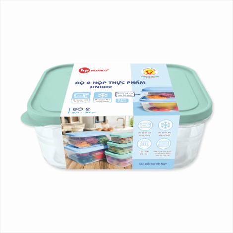 BỘ 2 HỘP THỰC PHẨM - HNB02