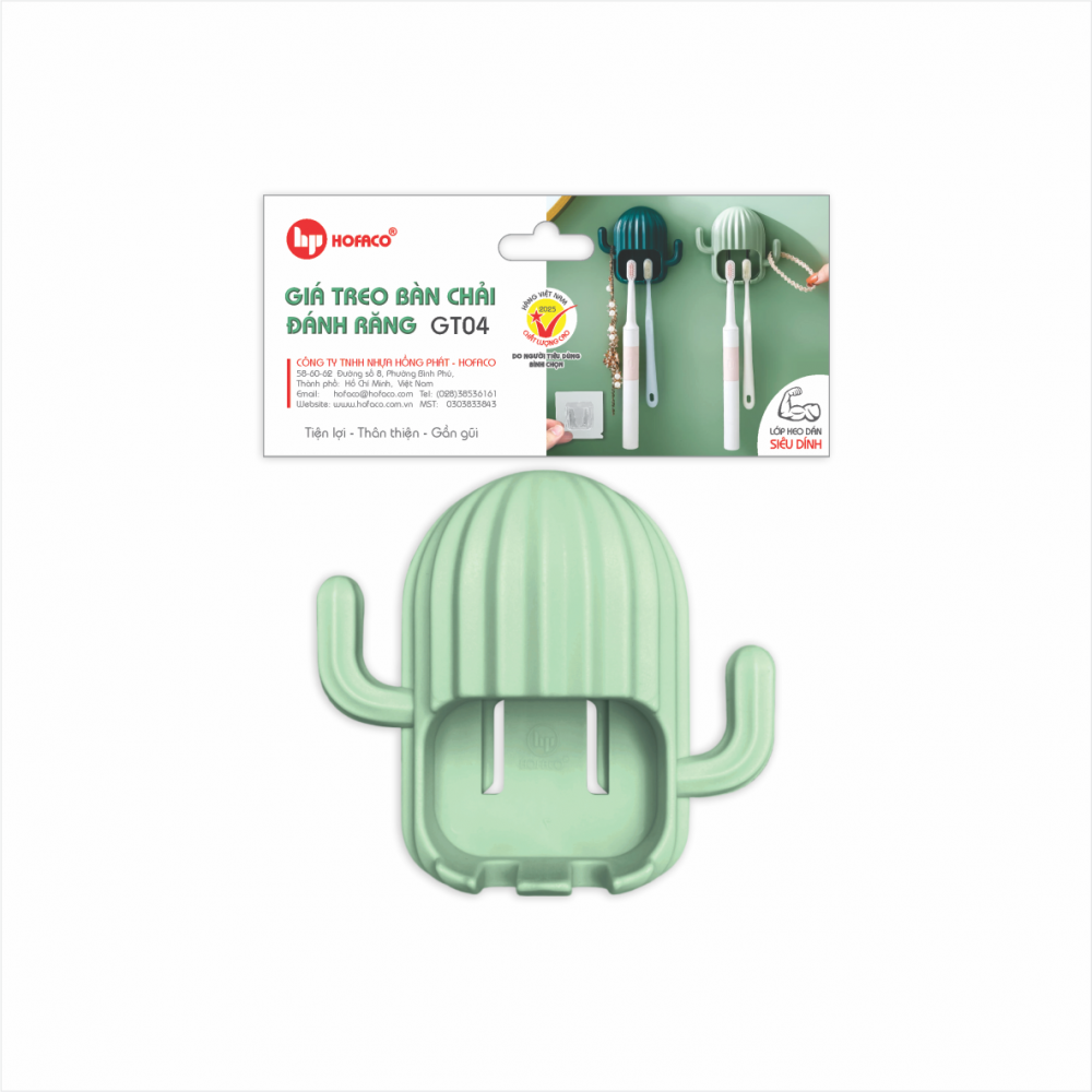 GIÁ TREO BÀN CHẢI ĐÁNH RĂNG - GT04