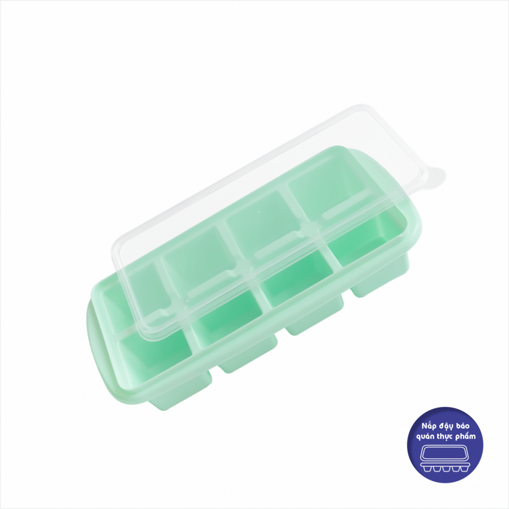 KHAY ĐÁ NẮP ĐẬY 8 VIÊN - HPL56