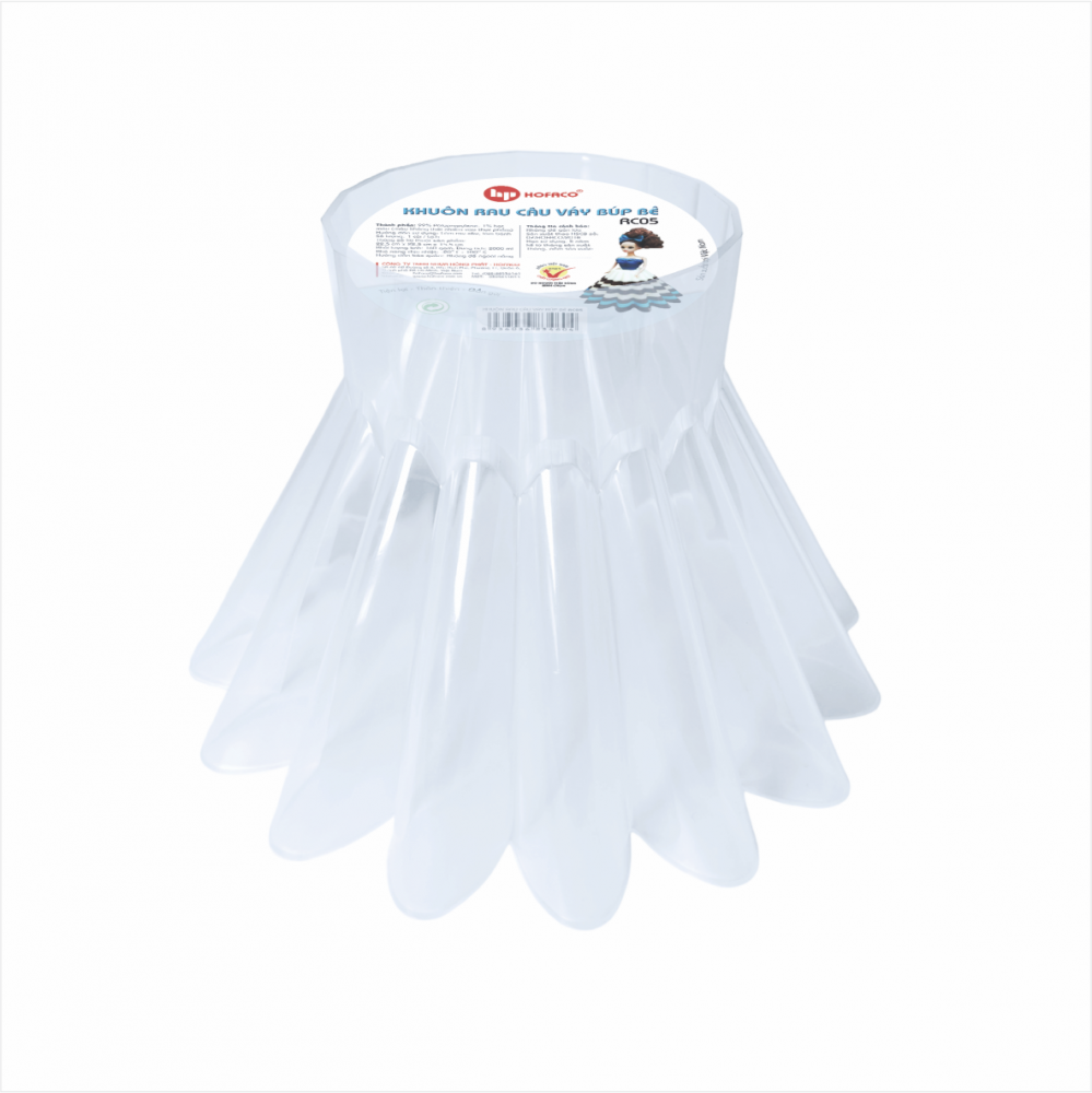 KHUÔN RAU CÂU VÁY BÚP BÊ - RC05