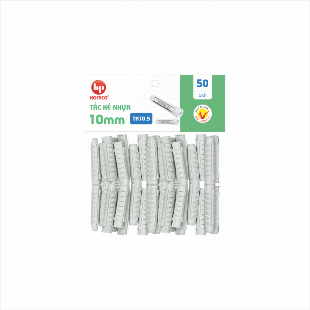TẮC KÊ NHỰA 10 MM - TK10.5