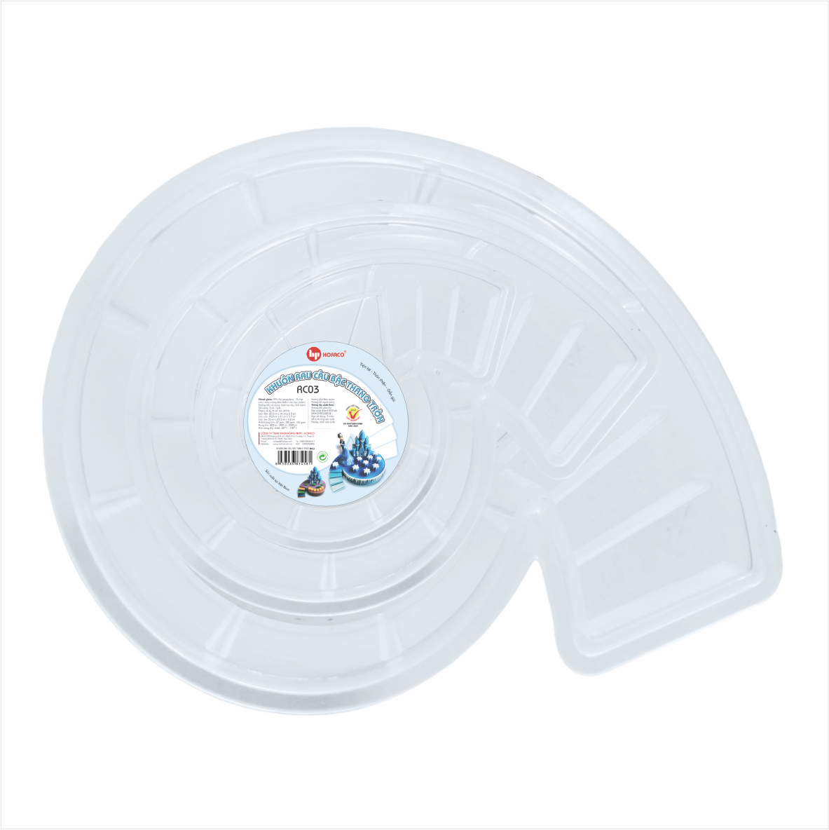 KHUÔN RAU CÂU BẬC THANG TRÒN - RC03