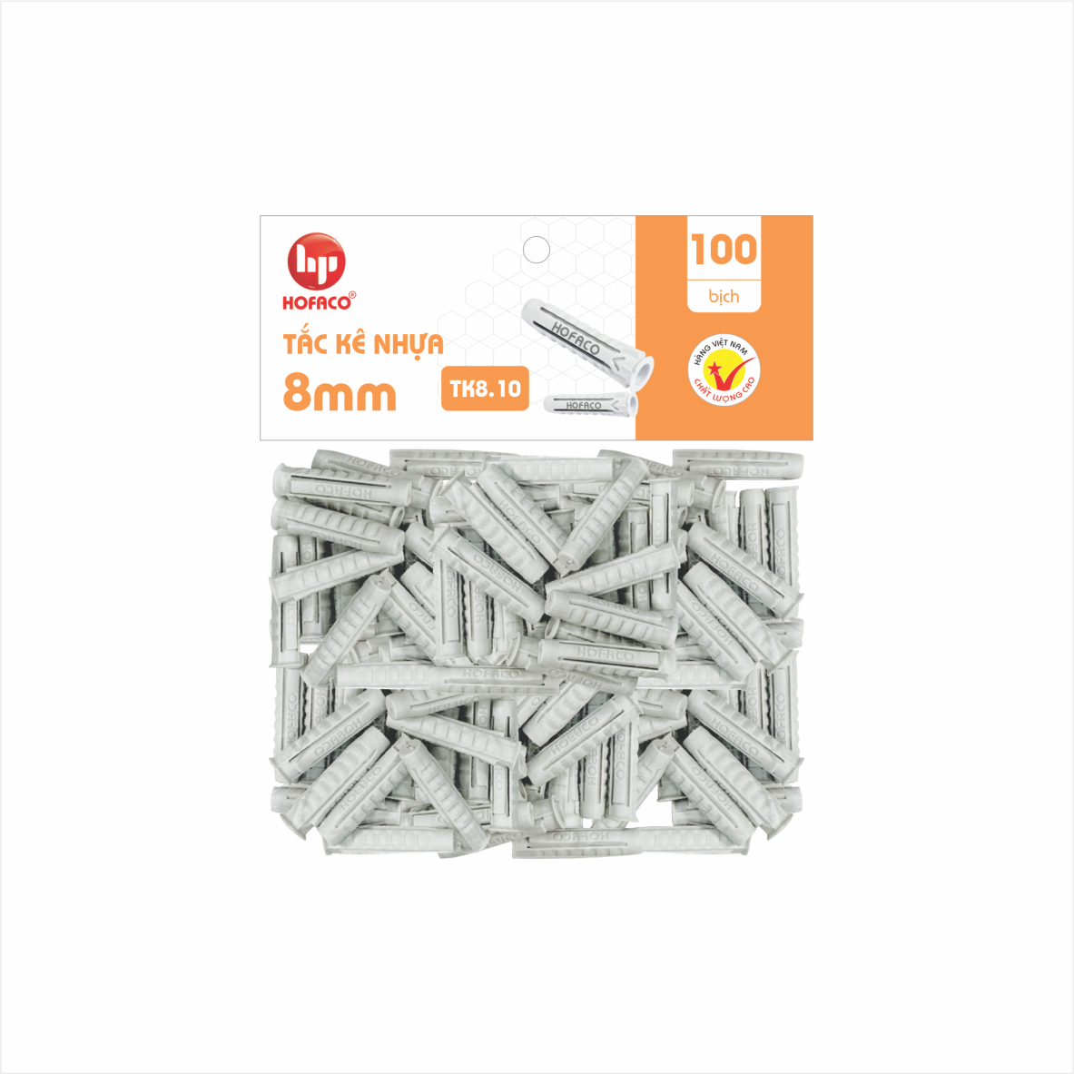 TẮC KÊ NHỰA 8 MM - TK8.10