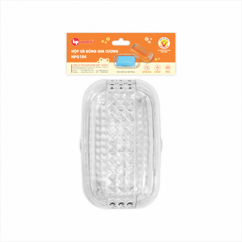HỘP XÀ BÔNG KIM CƯƠNG - HPG104