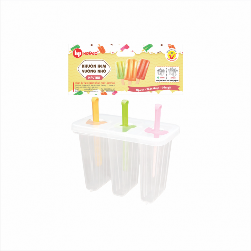 KHUÔN KEM VUÔNG NHỎ - HPL102